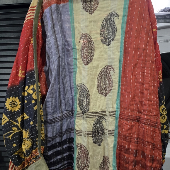 Free people patchwork kimono jacket XL NWT - Picture 11 of 16